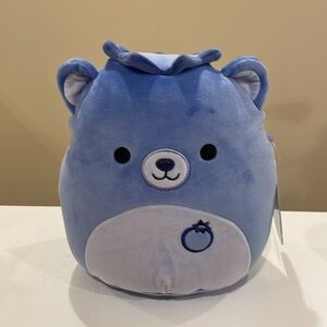 ⚡️NWT 8” Brunswick the Blueberry Bear  Squishmallow - Crossover Squad Series 2